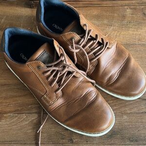 Crown Vintage Men's Tan Leather Oxfords